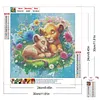 Diamond Painting -DIY Round Drill Cartoon Lions