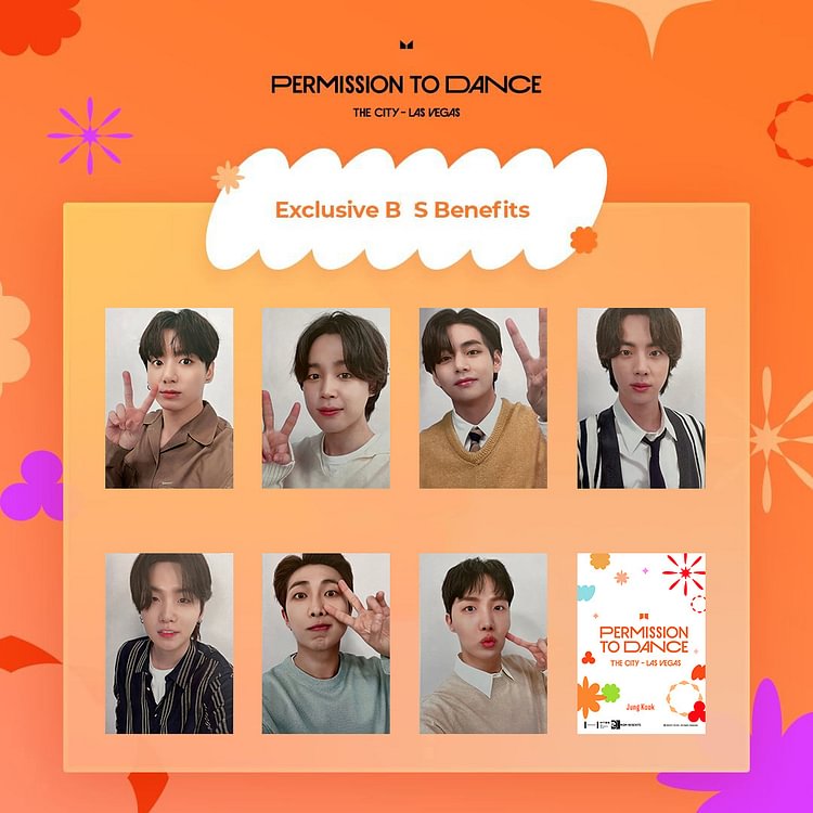 BTS Permission to Dance On stage Las Vegas Card