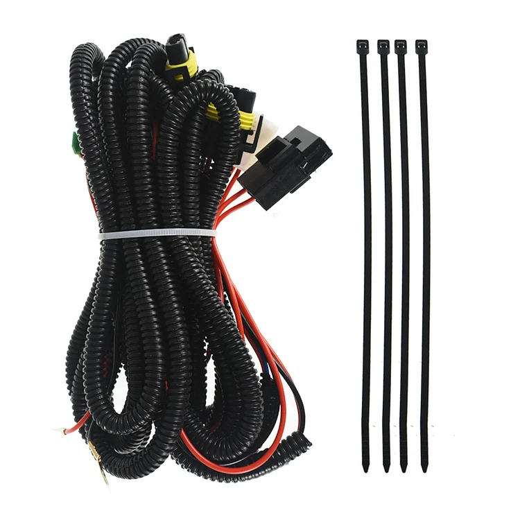 Silscvtt 2Pcs Fog Lights Assembly Replacement for 2007-2011 Nissan Versa Clear Lens with Front Bumper Bezel Wires Switch Bulbs Left+Right Side (Passenger & Driver Side)