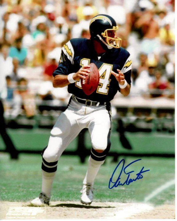 DAN FOUTS signed autographed NFL SAN DIEGO CHARGERS 8x10 Photo Poster painting
