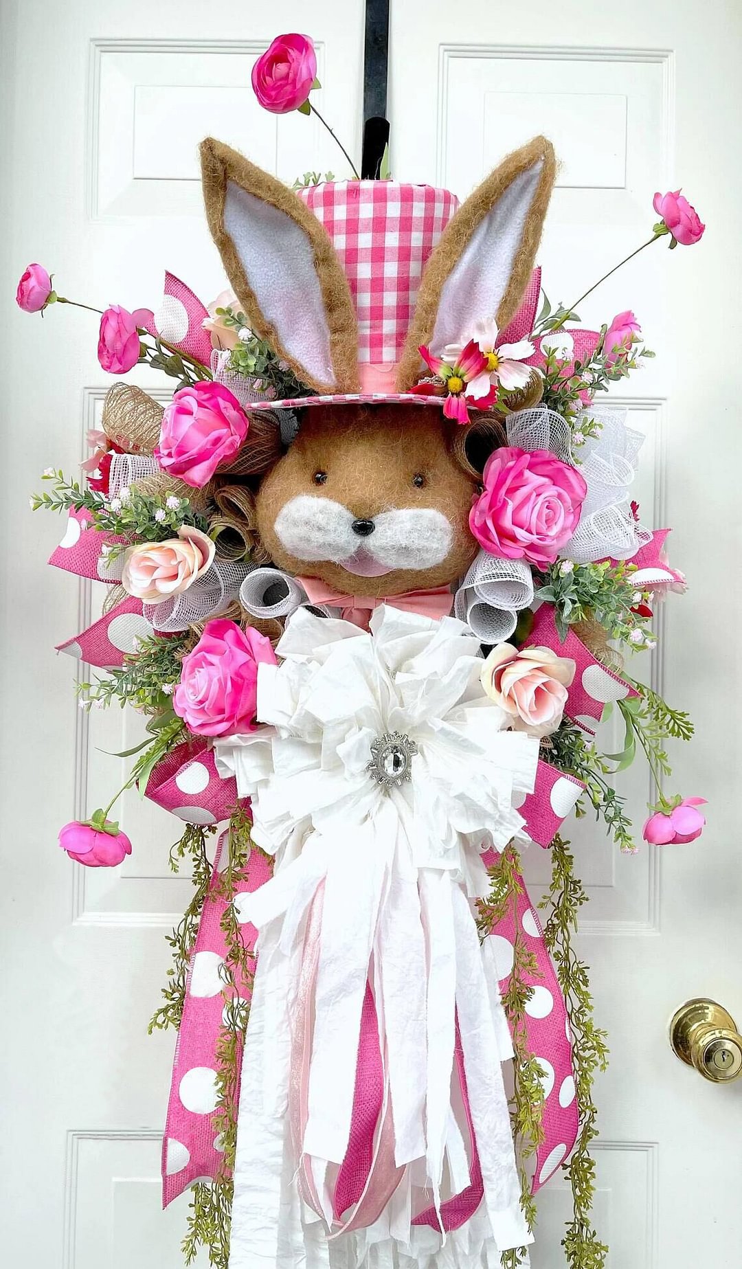 🐰Bunny Easter Floral Wreaths for Front Door
