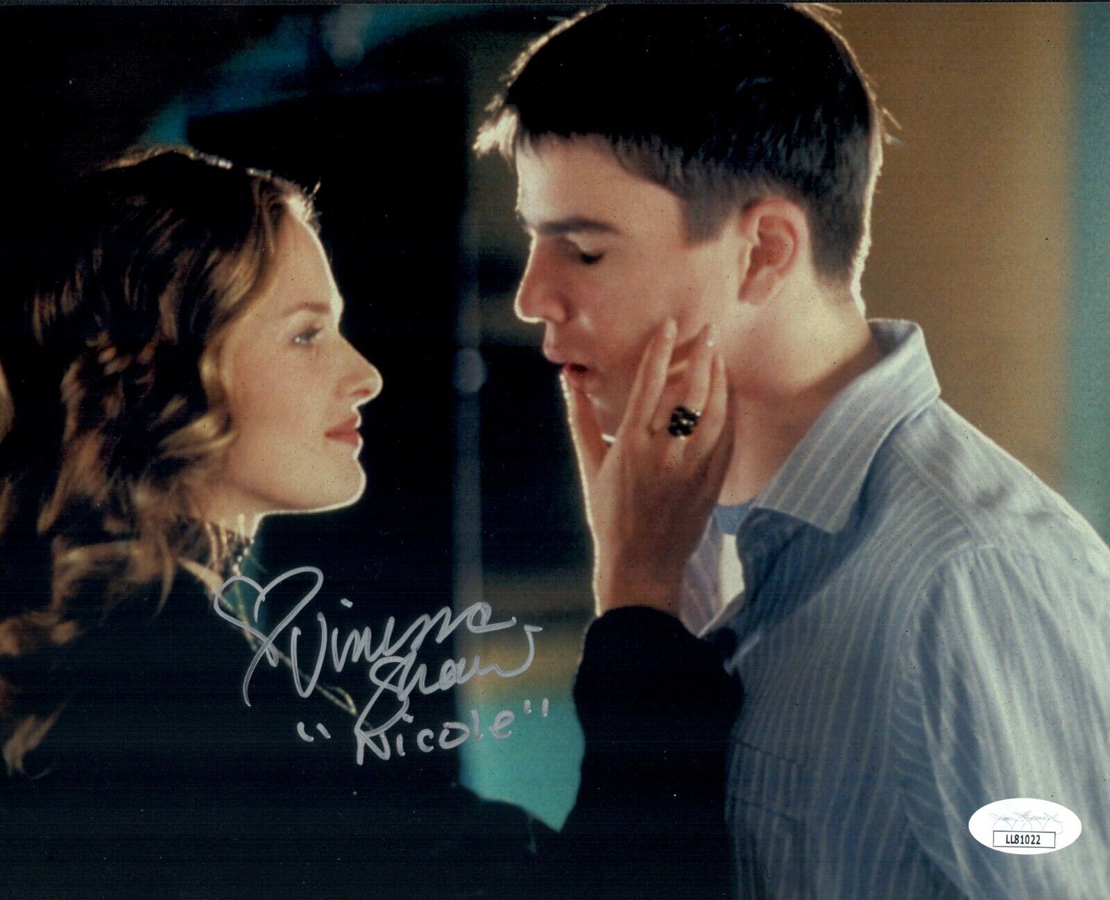 VINESSA SHAW Signed 40 DAYS AND 40 NIGHTS Photo Poster painting 8x10 Autograph JSA COA Cert