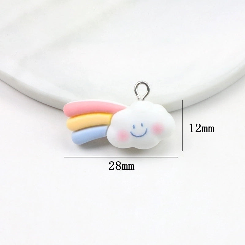 1 Piece 20 * 22mm 21 * 23mm 26 * 15mm Resin Animal Star Flower Polished Pendant