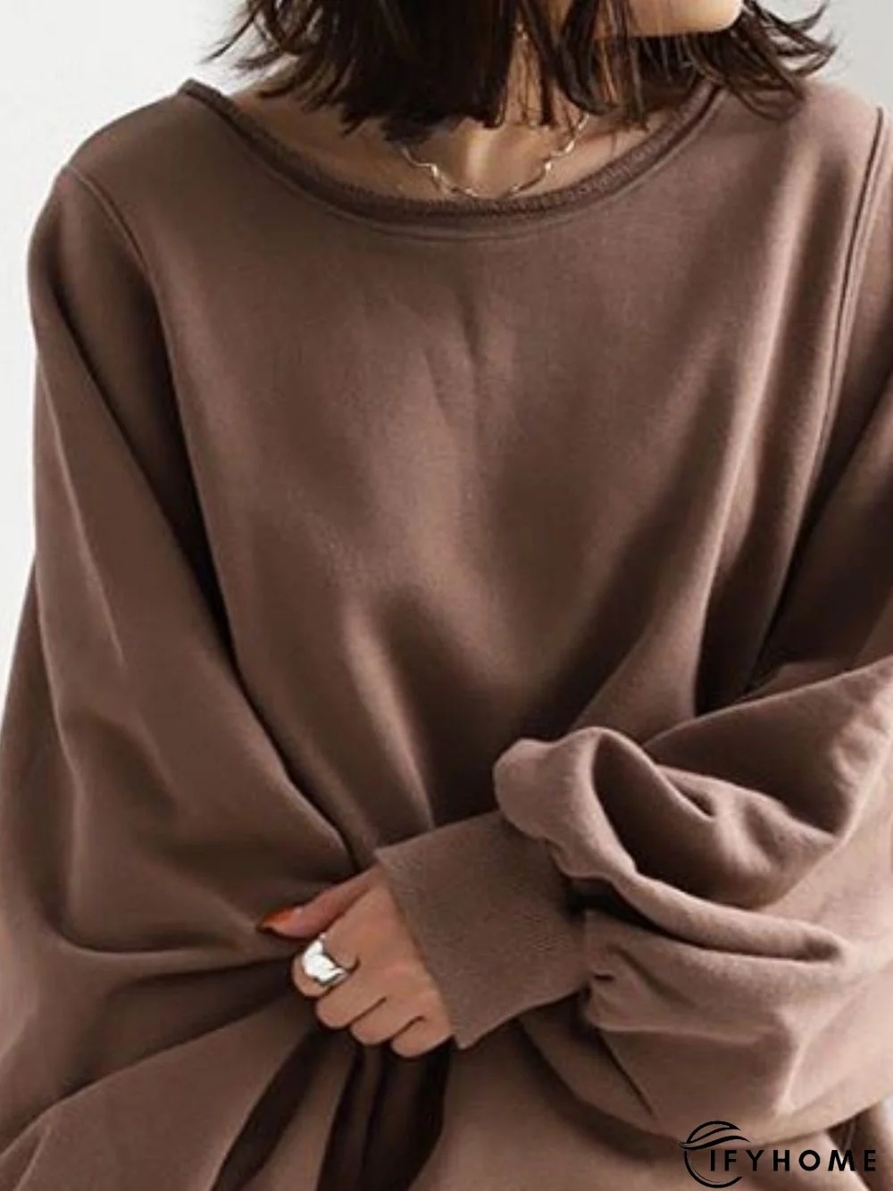 Coffee Long Sleeve Simple Shirt & Top | IFYHOME