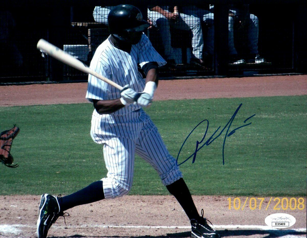 Austin Jackson Signed Autographed 8X10 Photo Poster painting New York Yankees JSA II35409