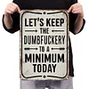 Slogan - Vintage Metal Signs - 30*40cm - Warning