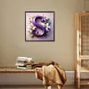 Flower Letters-Full Round Diamond Painting 40*40CM