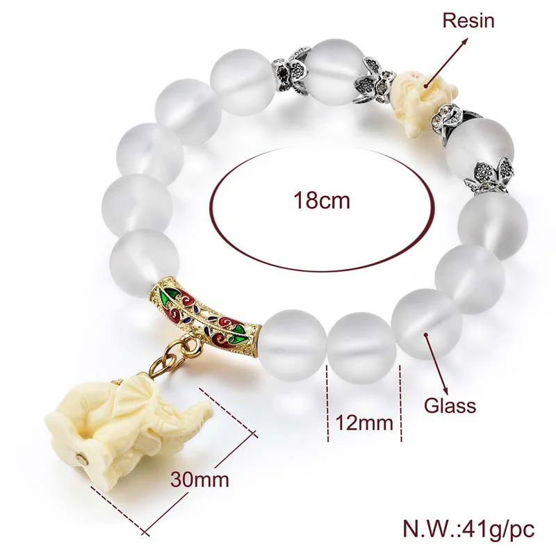 Elephant Buddha Luck Charm Bracelet