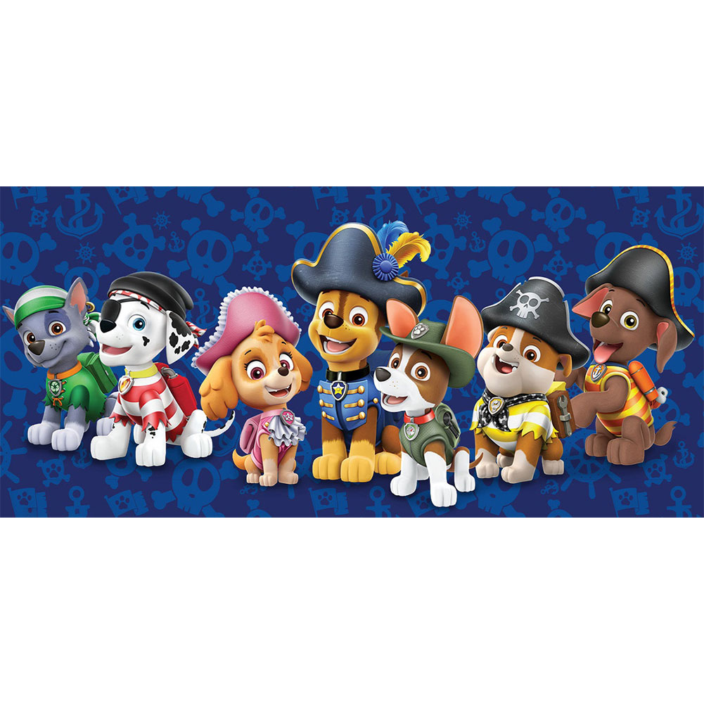 

Paw Patrol - Round Drill Diamond Painting - 80*40CM (Big Size), 501 Original