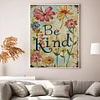 Flowers Calligraphy-14CT Stamped Cross Stitch 30*40cm/11.81*15.75in tapestrymarket