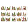 15Pcs Weihnachten Weihnachtsbaum doppelseitig - 5d DIY Handwerk Anhänger