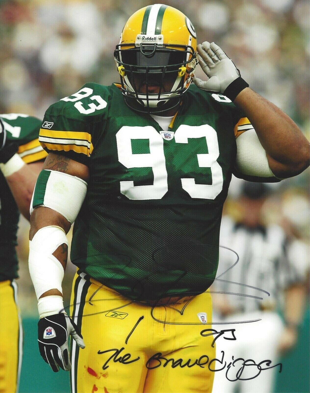 Gilbert Brown Autographed Signed 8x10 Photo Poster painting ( Packers ) REPRINT