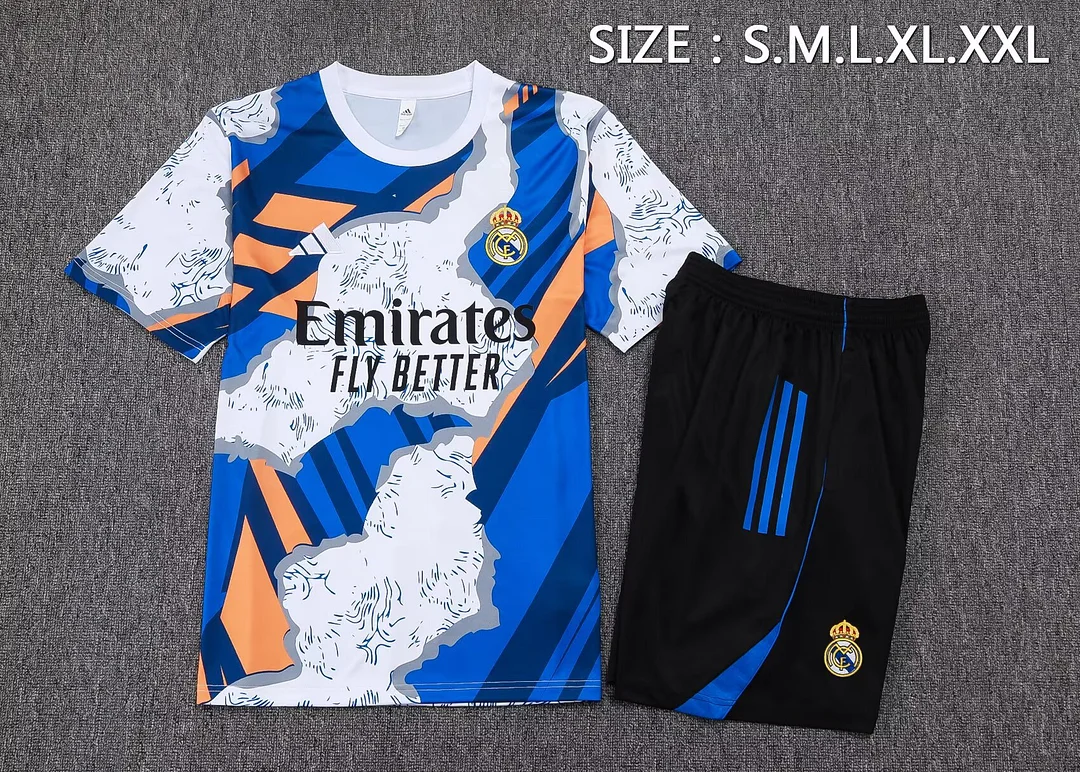 25/26 Real Madrid Training Kit Football Thai Quality