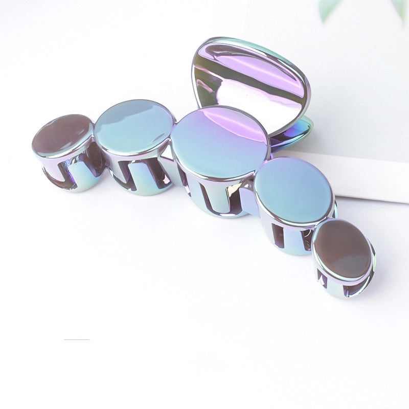 Fashion Geometric Pc Plastic Resin Sequins Hair Claws 1 Piece