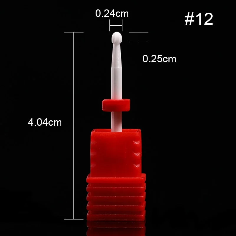 1Pc Ceramic Nail Drill Bits Nail Milling Cutter Bits Electric Drill Machine For Manicure Pedicure Equipment Accessory Tools-Nail Inspo