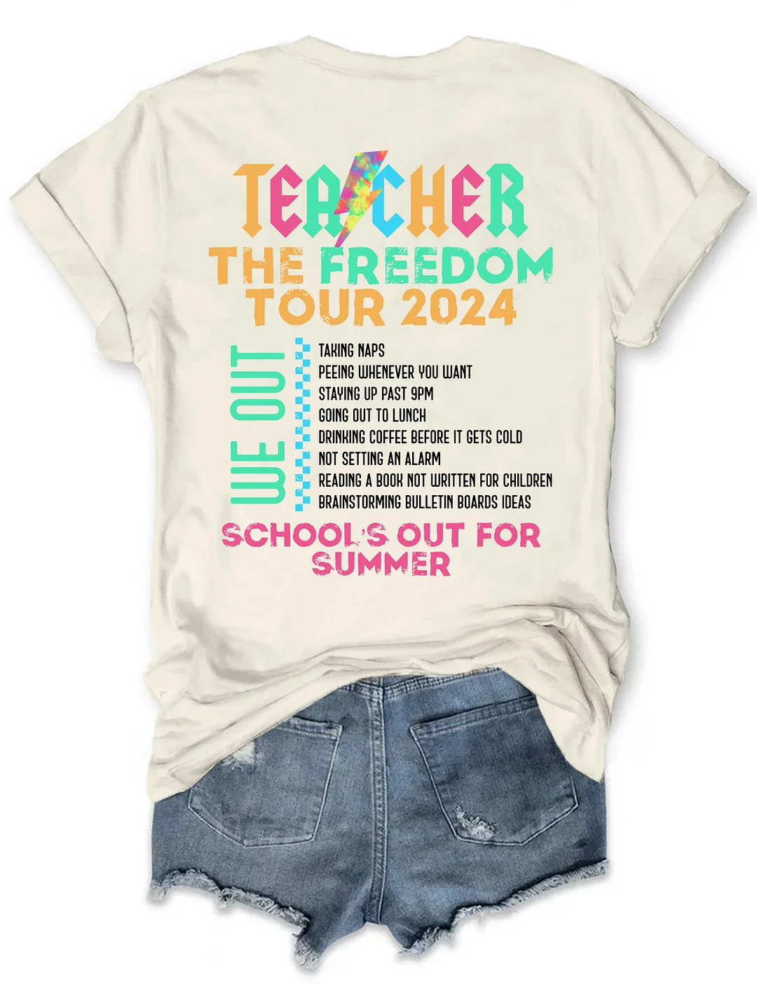 Teacher Summer Tour T-shirt