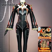 [Wetrose] In Stock SSR Mavuika Genshin Impact Natlan Cosplay Costume Wig Full Set