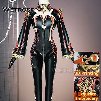 [Wetrose] In Stock SSR Mavuika Genshin Impact Natlan Cosplay Costume Wig Full Set