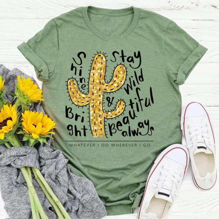 PSL-Nature Lover-Cactus funny  T-shirt Tee -02534