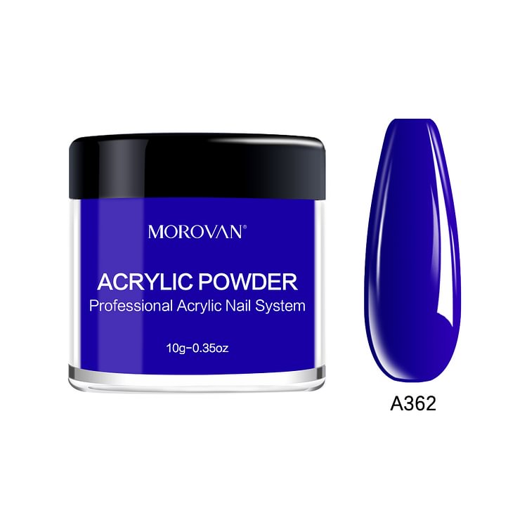 Morovan Dark Blue Acrylic Powder A362