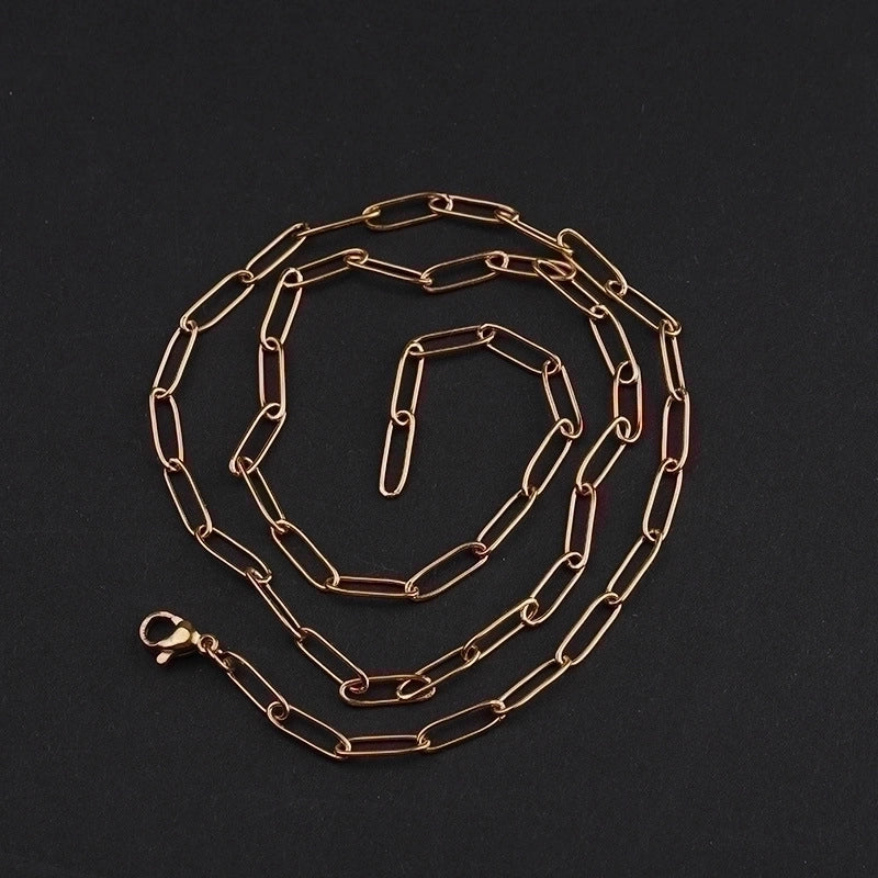 304 Stainless Steel 18K Gold Plated Plating None