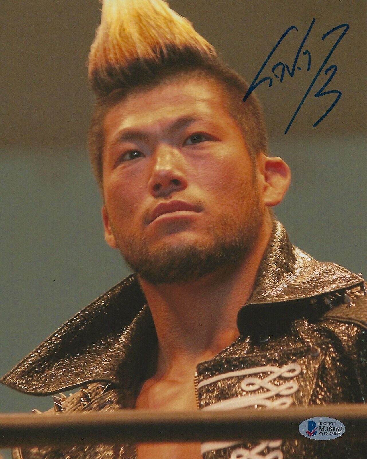 Sanada Signed 8x10 Photo Poster painting BAS COA New Japan Pro Wrestling LIJ Picture Autograph 9