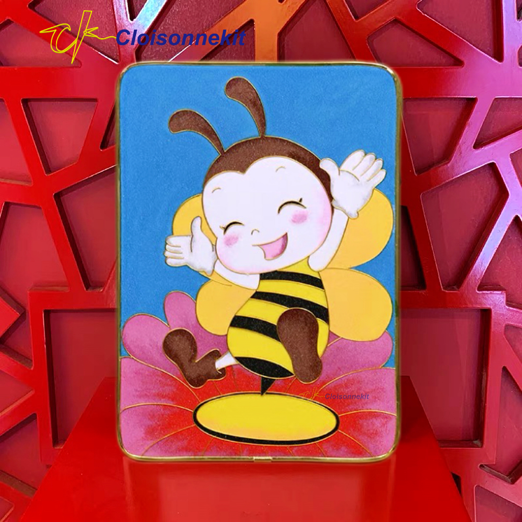 Bee Happy -Cloisonne Painting Art Kits - Cloisonnekit