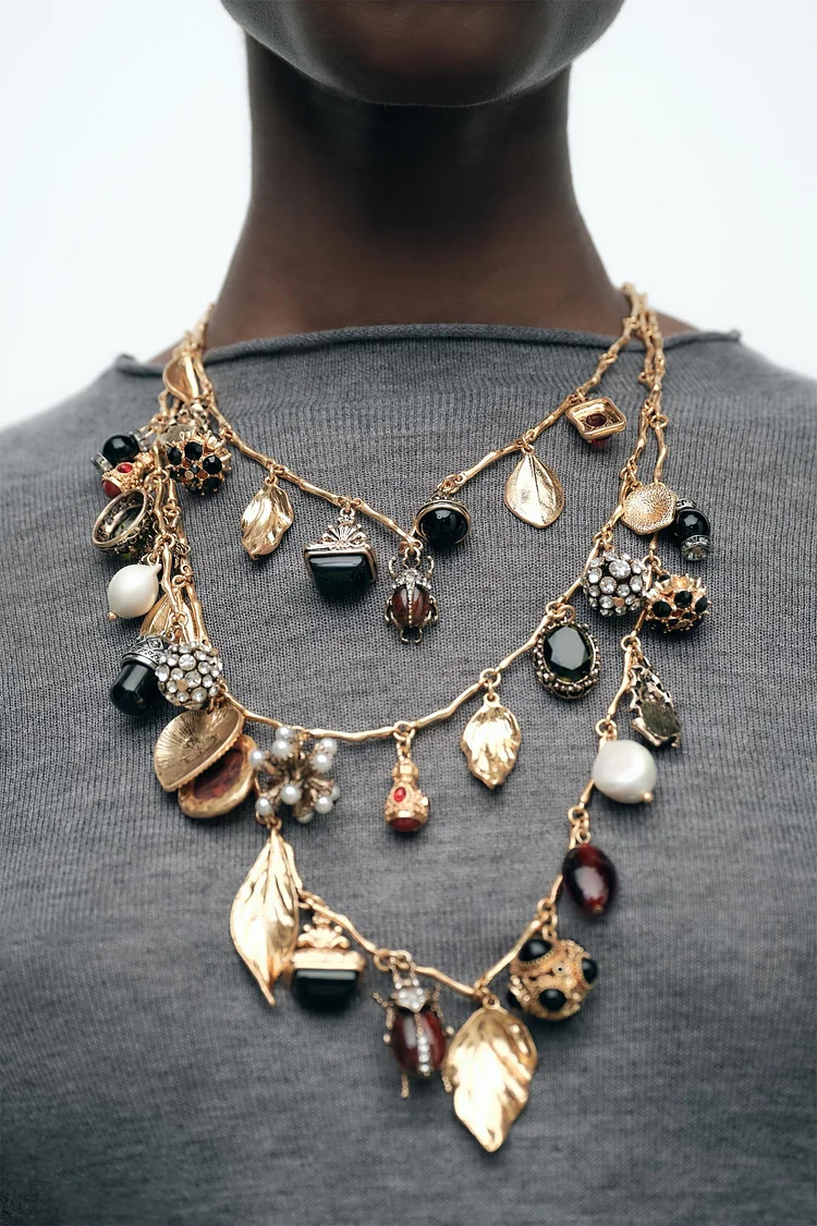 Three-Pack Multi Gemstone Necklace Set