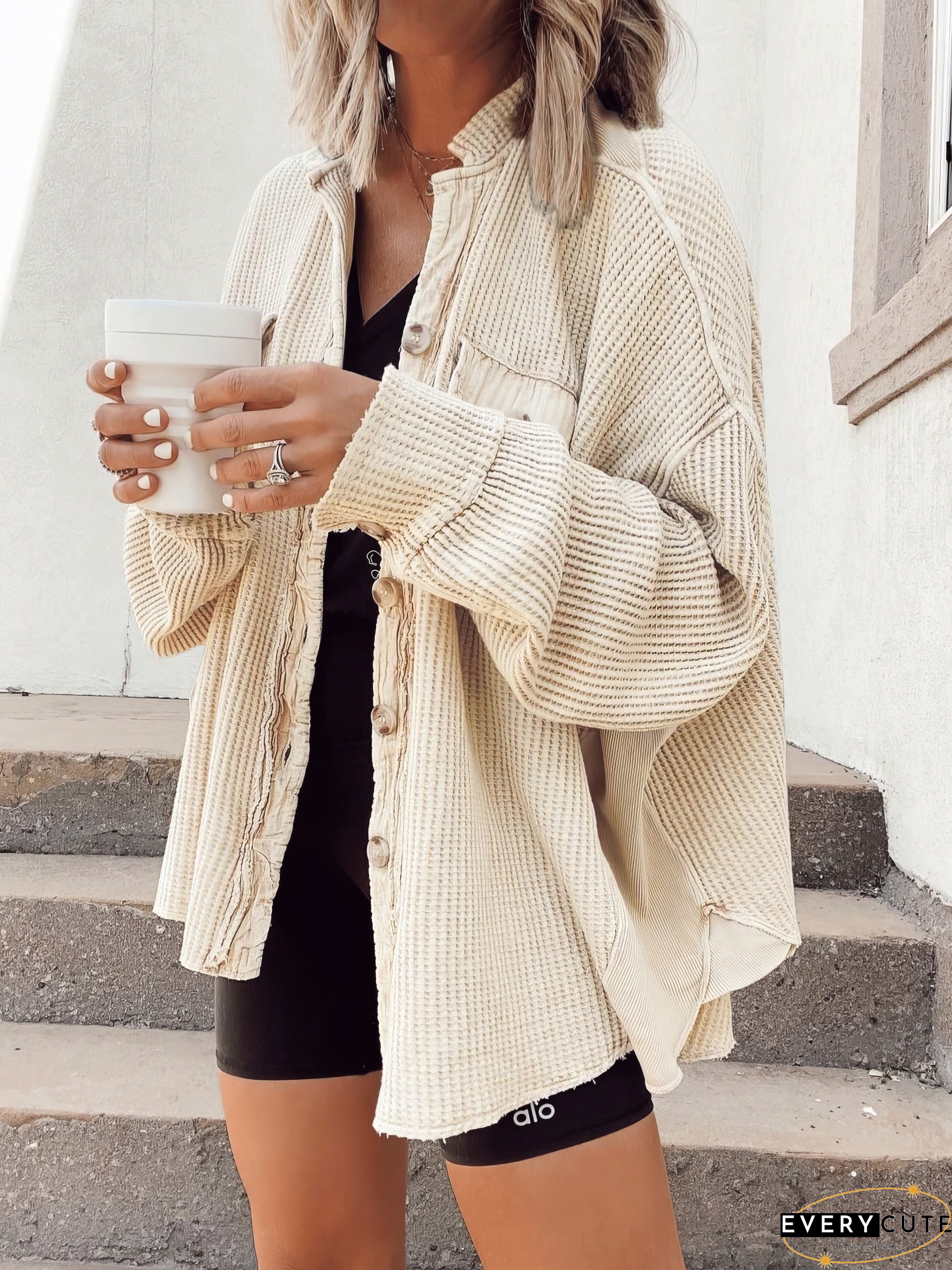 Warm Knitted Long Cardigan