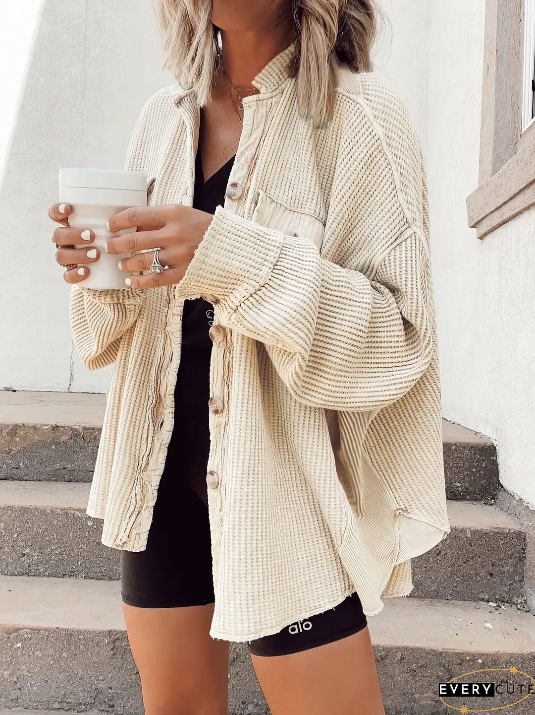 Warm Knitted Long Cardigan