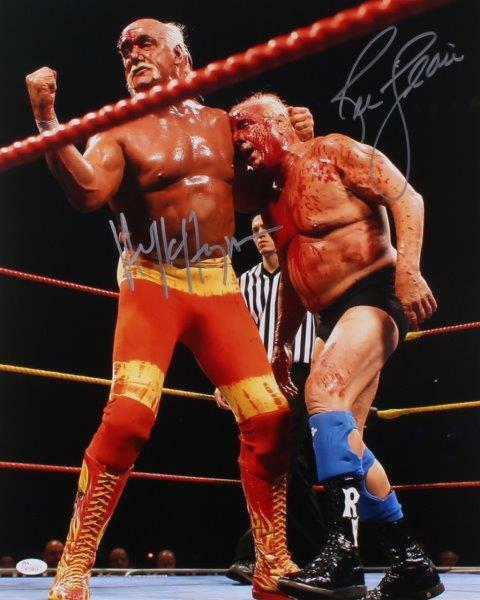 REPRINT - HULK HOGAN - RIC FLAIR Signed Autographed 8 x 10 Photo Poster painting RP Man Cave