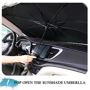 Car Windshield Anti-UV Heat Insulation Folding Sunshade