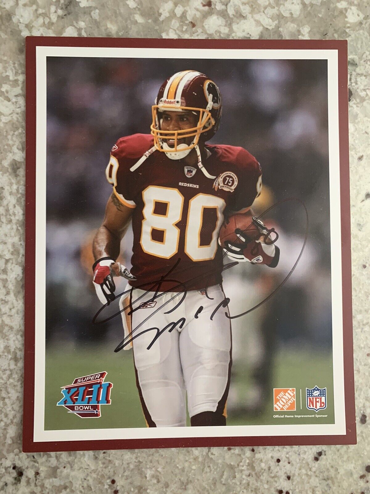 Keenan McCardell Signed 8x10 Photo Poster painting Washington Redskins Super Bowl Promo Chargers