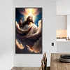 (40*70cm)Jesus - Round AB Drill Diamond Painting