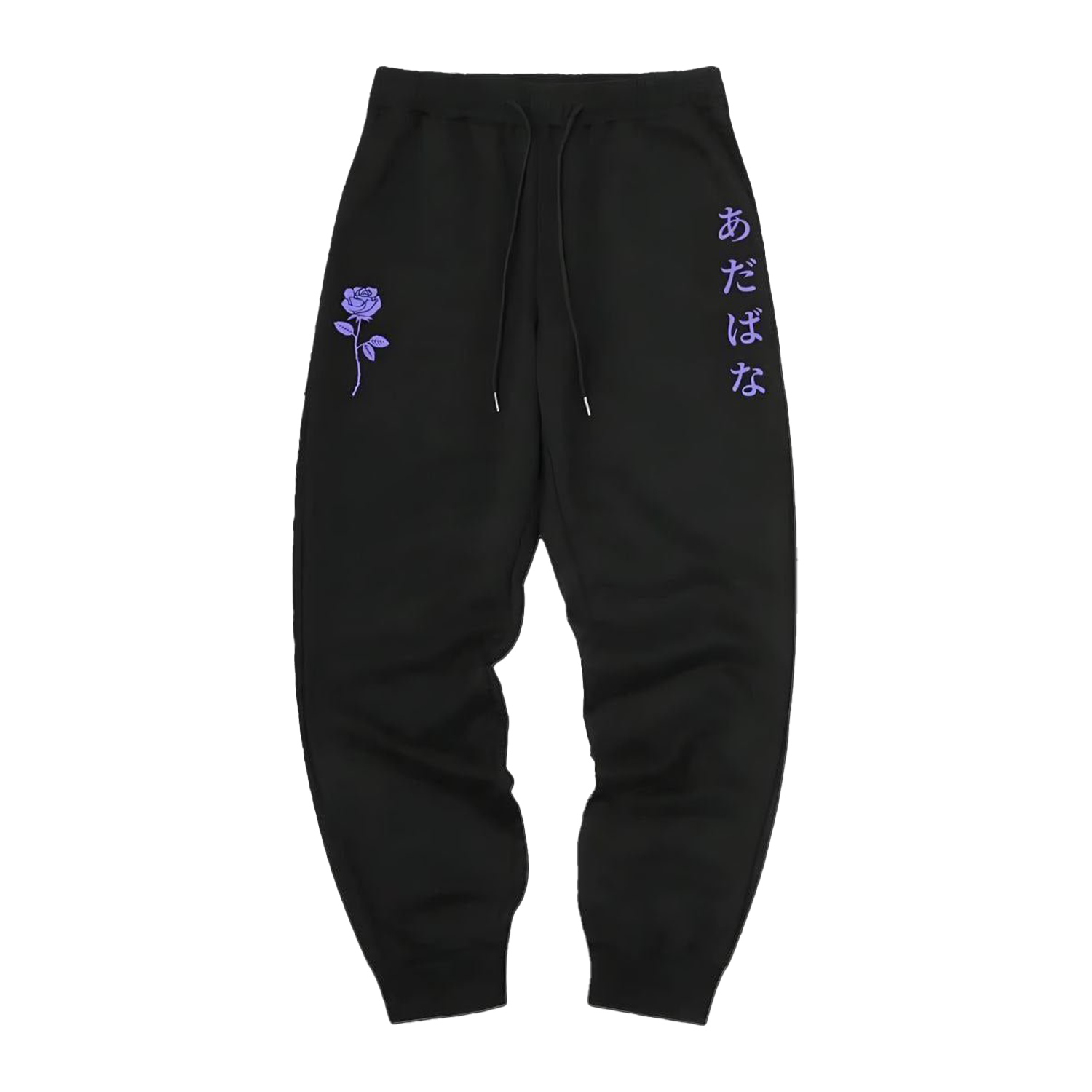 Purple Flower Sweatpants – Dark Minimalist Joggers