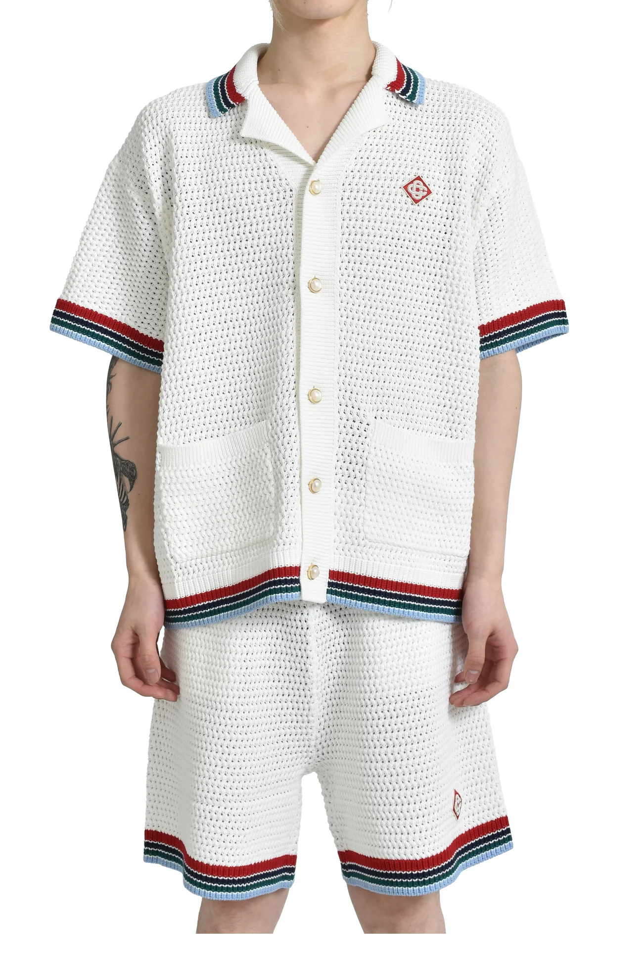 Streetwear Unity Is Power Cotton Blend Shirt And Shorts Co-Ord