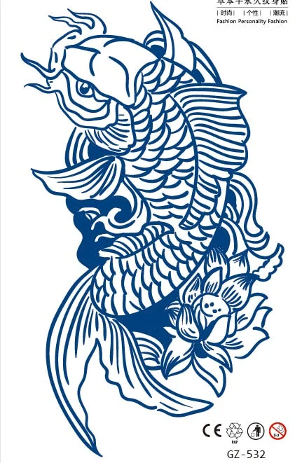 Temporary Waterproof Tattoo Stickers Seductive Snake Flower Ink Lasting Sexy Girls Arm Chest Waist Buttocks Realistic Fake Tatoo