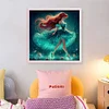 (Stamped/Counted) Ariel Silhouette-11CT Cross Stitch 40*40cm