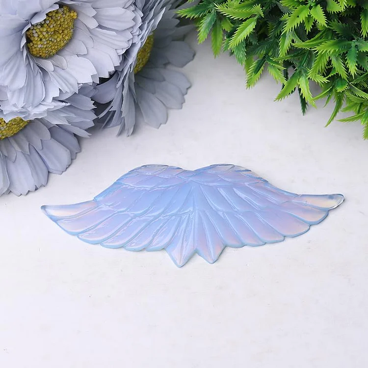 4.5" Angel Wings Crystal Carvings Model Bulk