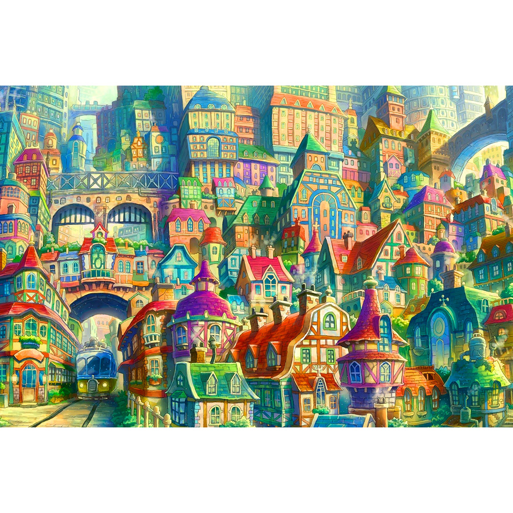 

Crowded House - 1000 Pieces Jigsaw Puzzle, 501 Original