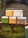 6L Camping Cooler Box Insulated Ice Chest Portable Ice Bucket for Outdoor Use