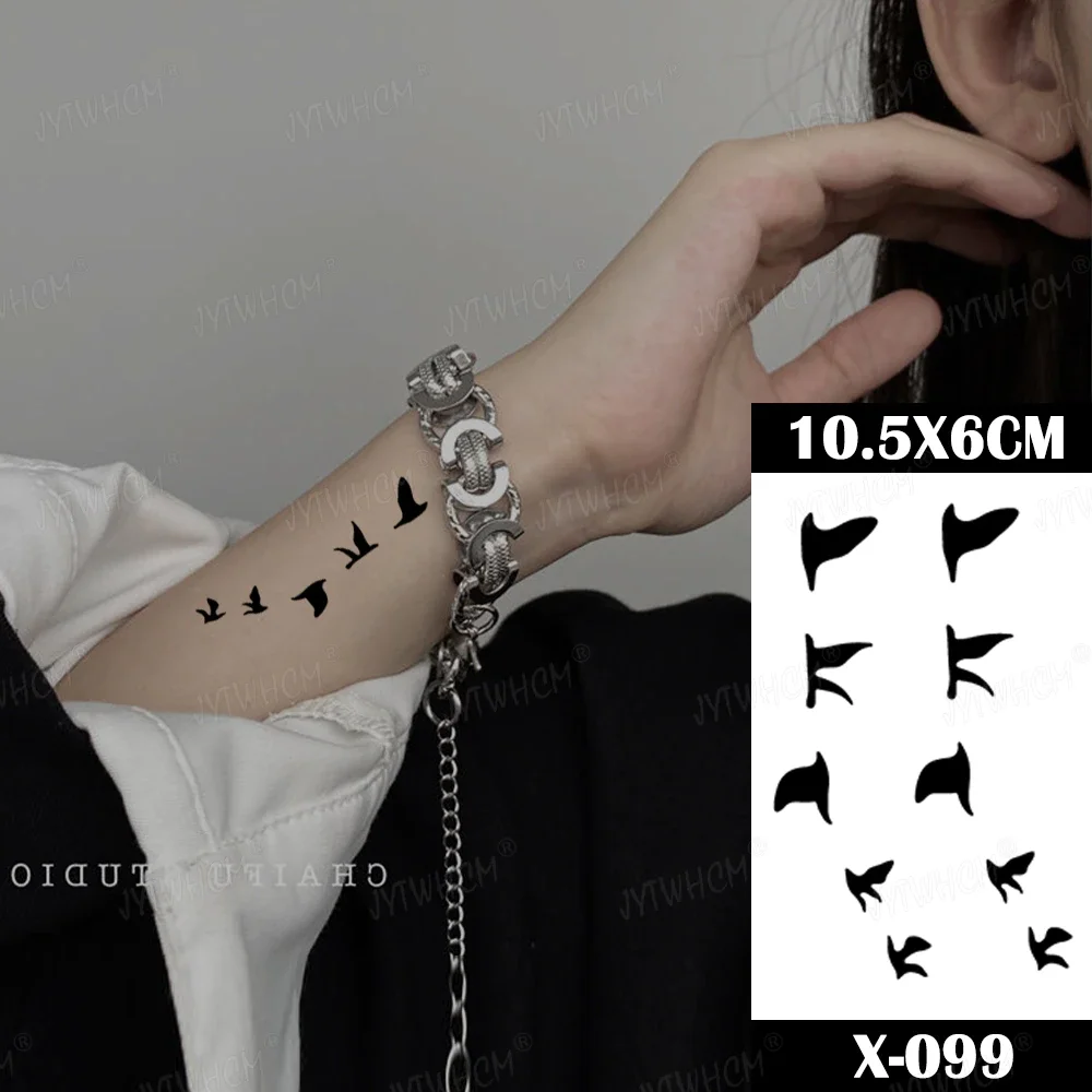Sdrawing Butterfly Tattoo Women Sexy Waterproof Temporary Tattoo Heart Flame False Tattoo Arm Shoulder Neck Tattoo Women And Men
