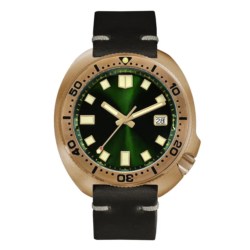 San Martin Bronze Captain Willard Turtle Watch SN047-V4