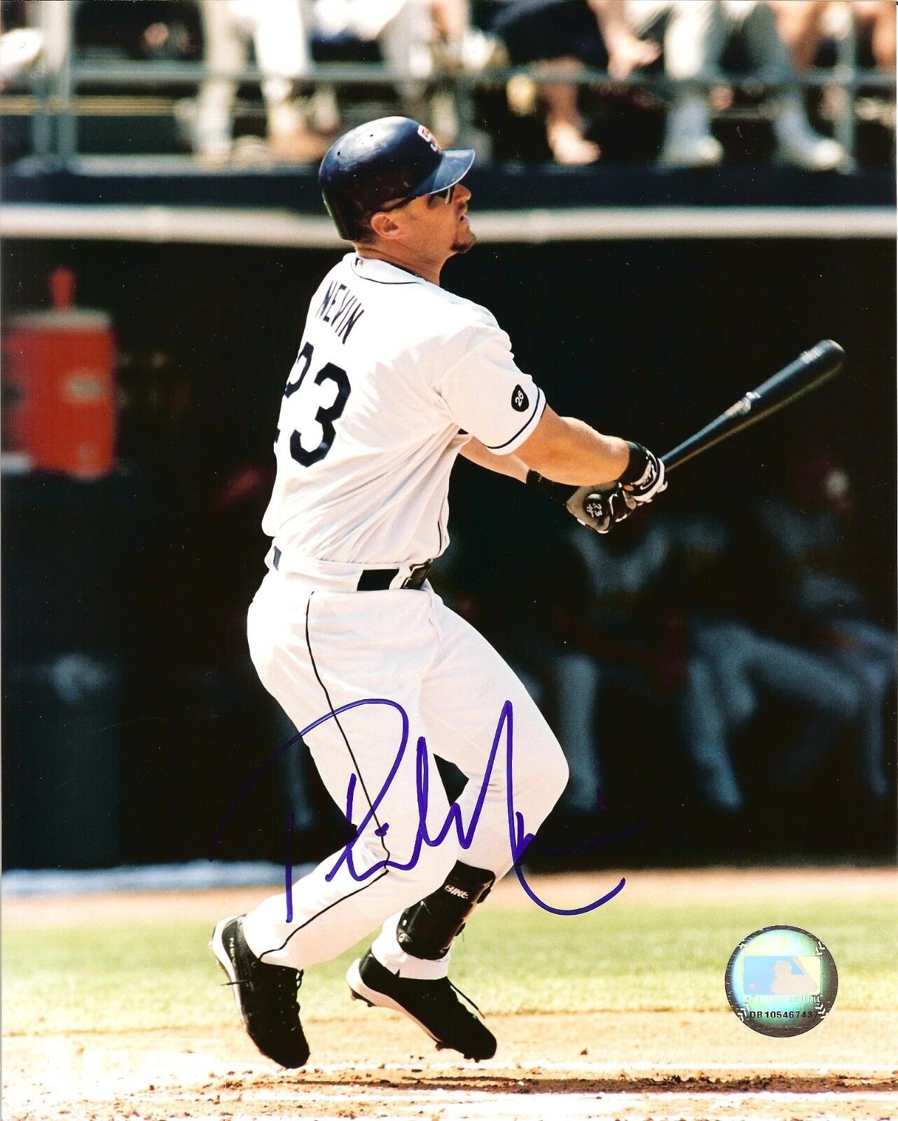 Phil Nevin autographed 8x10 San Diego Padres#S953