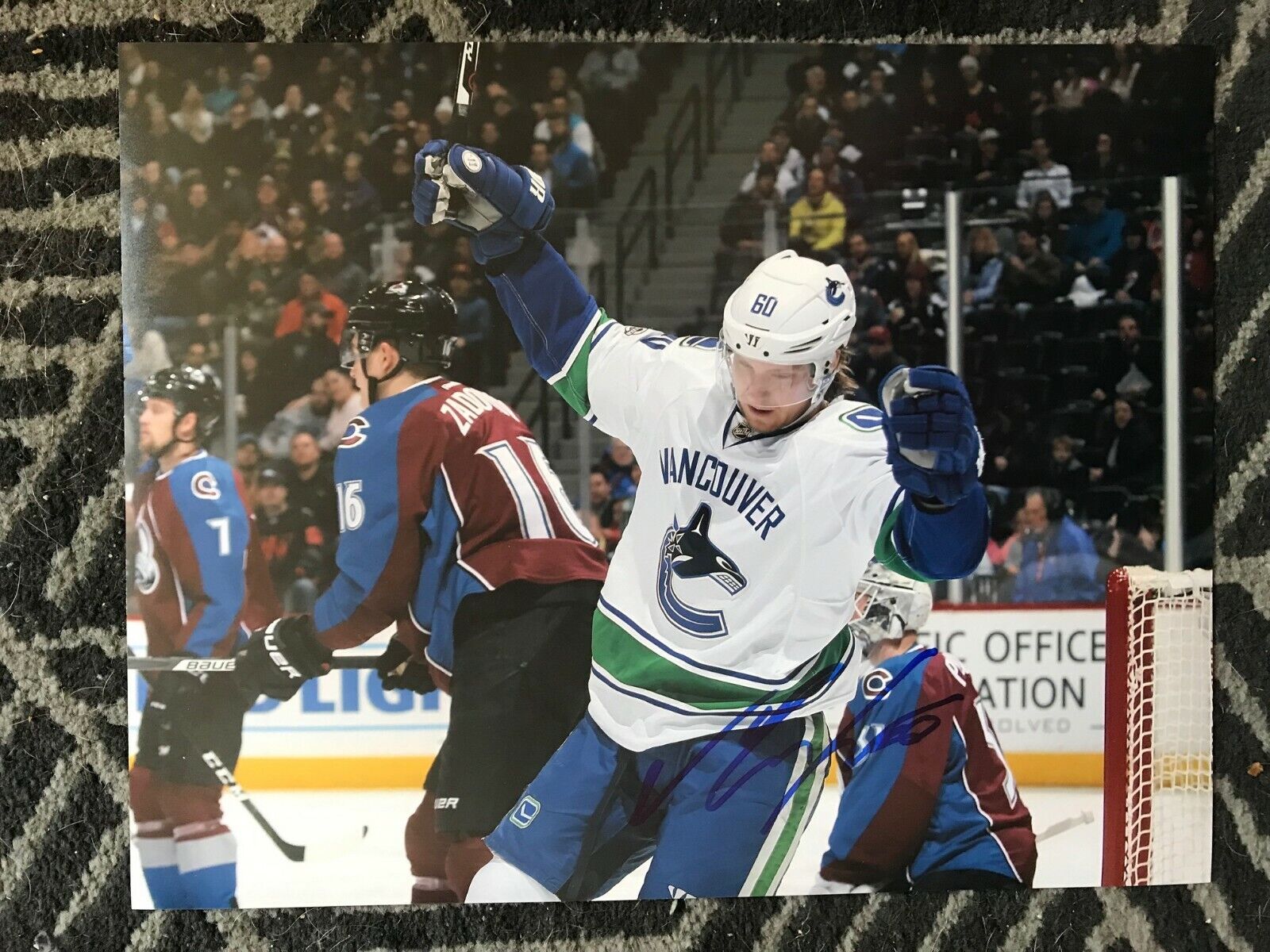 Vancouver Canucks Markus Granlund Signed Autographed 11x14 NHL Photo Poster painting COA