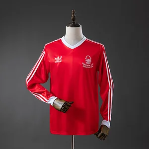 1977/1980  Nottingham Forest Home Long-Sleeve Retro Jersey