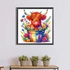 >SALE<DIY Partial Special Shaped Drill Diamond Painting Coloured Buckets Cattle30x30cm