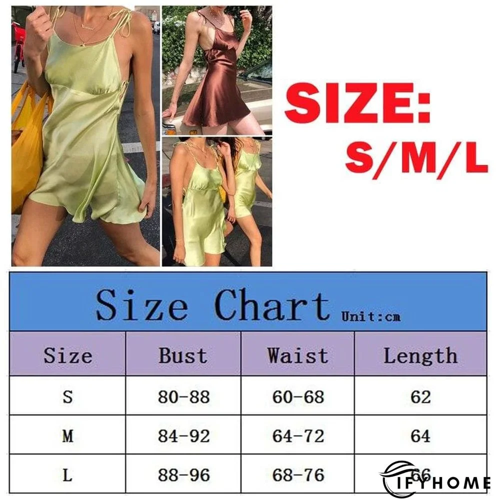 Women Sleeveless Bandage Bodycon Party Club Mini Dress | IFYHOME