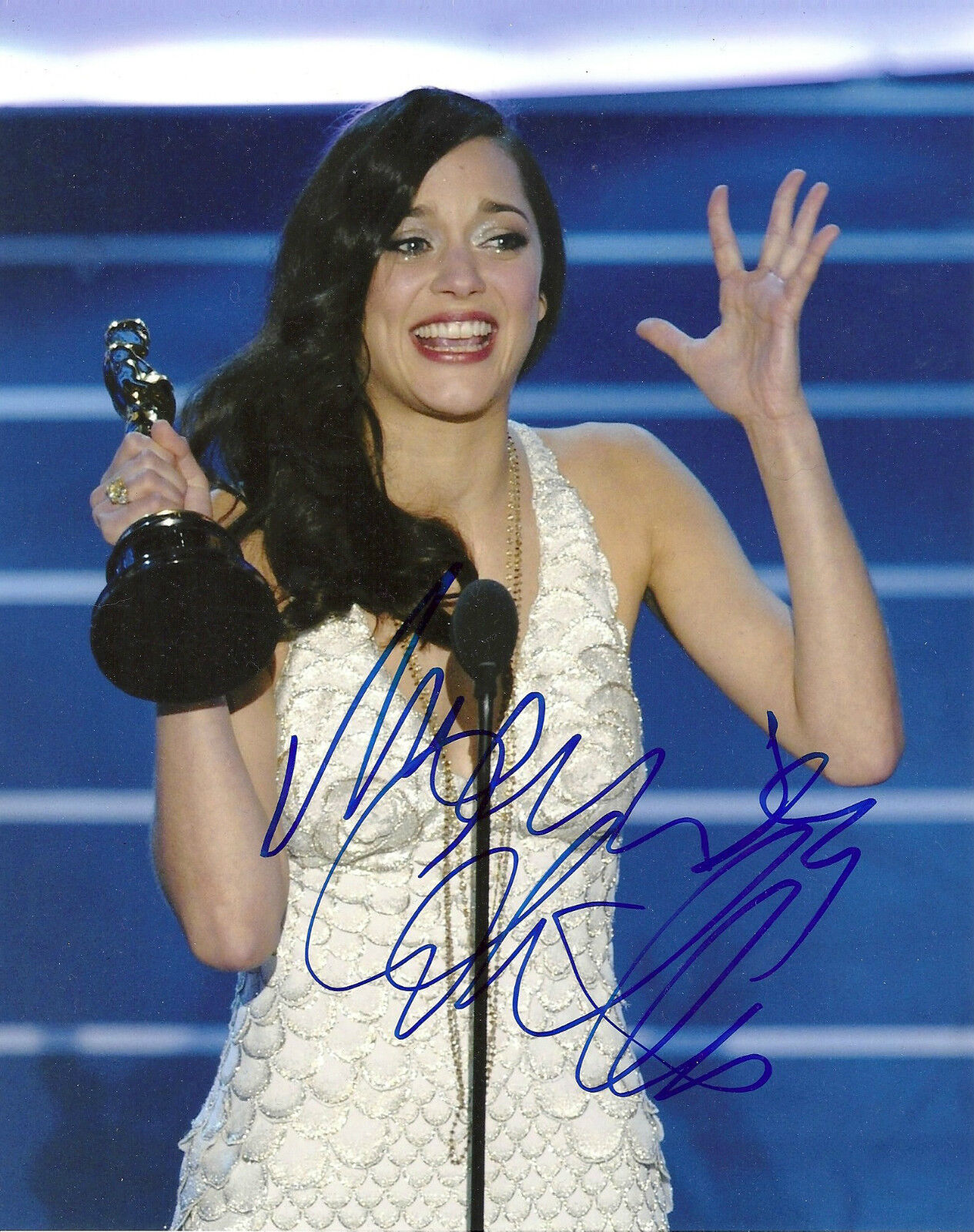 MARION COTILLARD 'LA VIE EN ROSE' EDITH PIAF OSCAR SIGNED 8X10 PICTURE