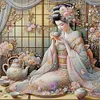 Japanese Beauty-11CT Counted Cross Stitch 50*50cm/19.69*19.69in